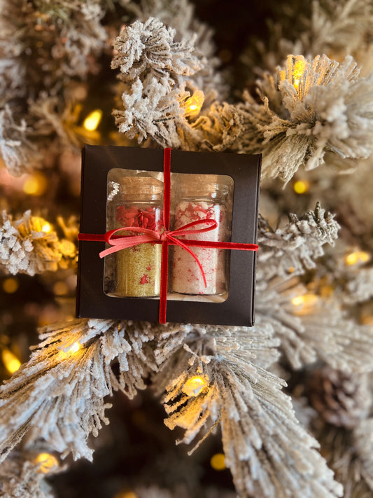 🎄 Holiday Bath Salt Gift Set — Merry Mint & Mean One